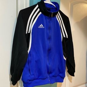 Adidas Black and Blue Jacket